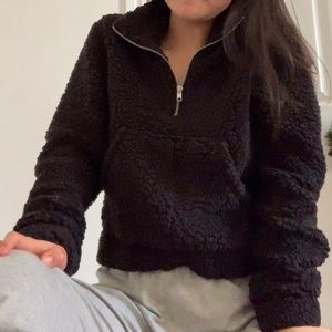 Black Fleece Quarter Zip Up